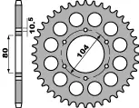 Zlevněný PBR zadní řetězové kolečko 488 39 C45 KAWASAKI (řetěz 530) (MADE IN ITALY)